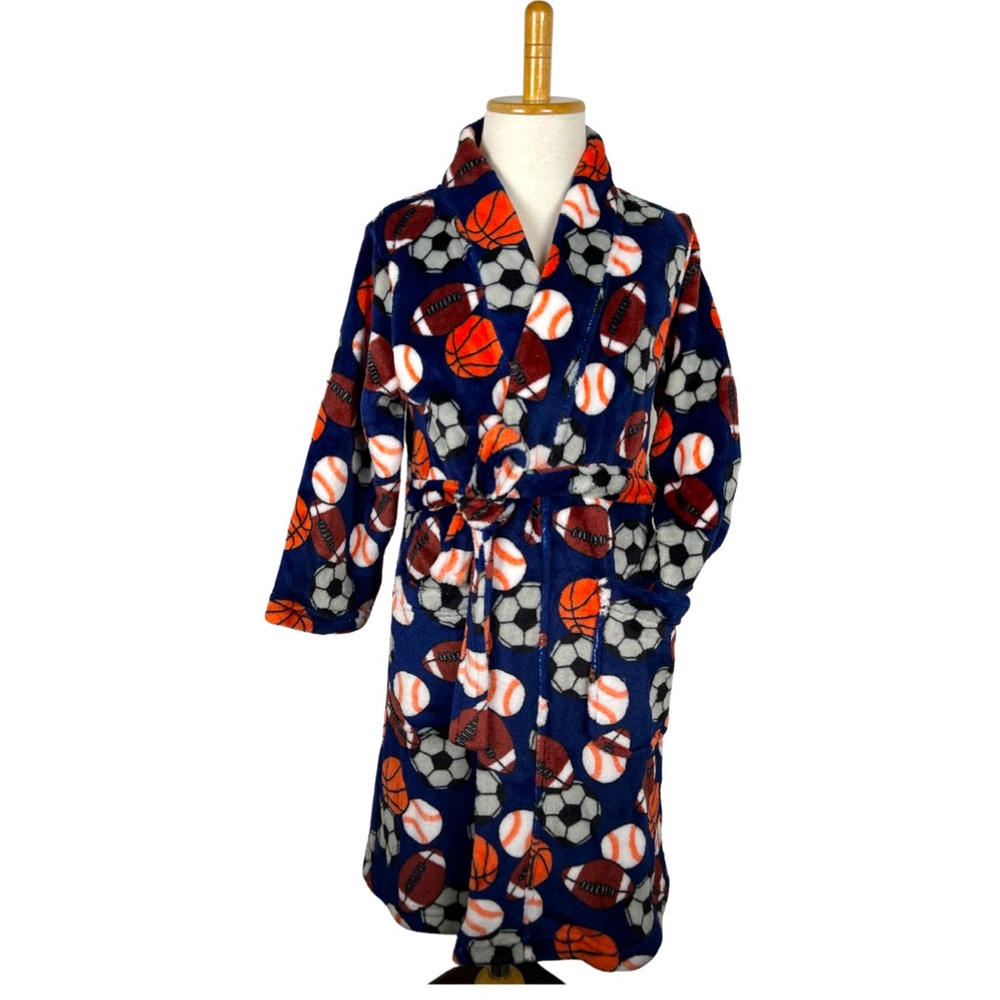 Sovereign Sports Super Soft Fleece Kids Robe NWT